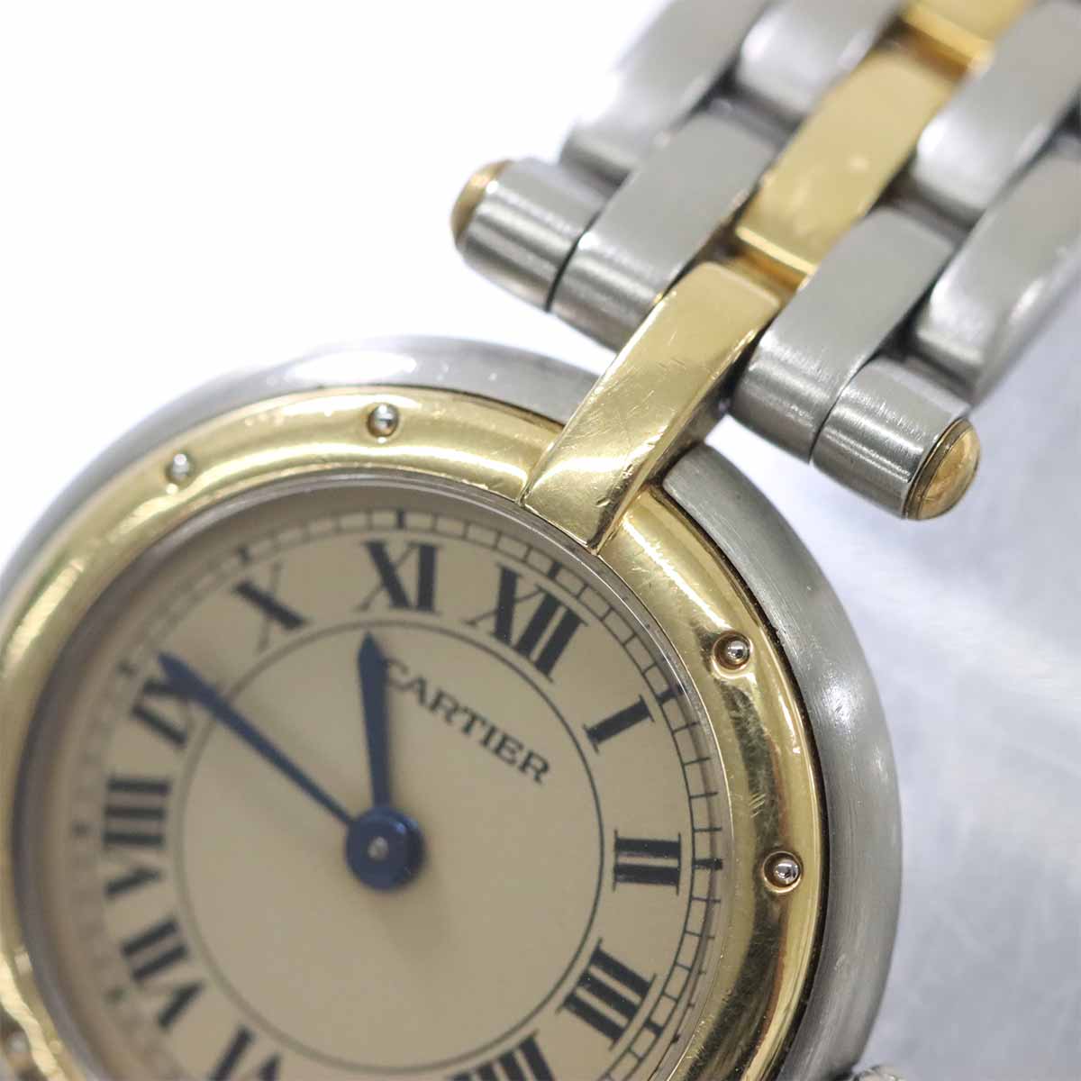 Panthere Vendome One Row SM K18YG Quartz Cream Dial Ladies
