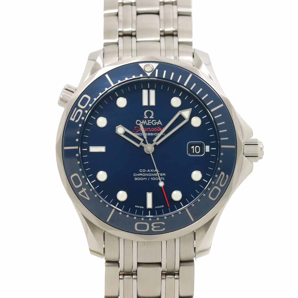 Seamaster 212 30 41 20 03 001 Co-Axial Date Blue Dial Mens
