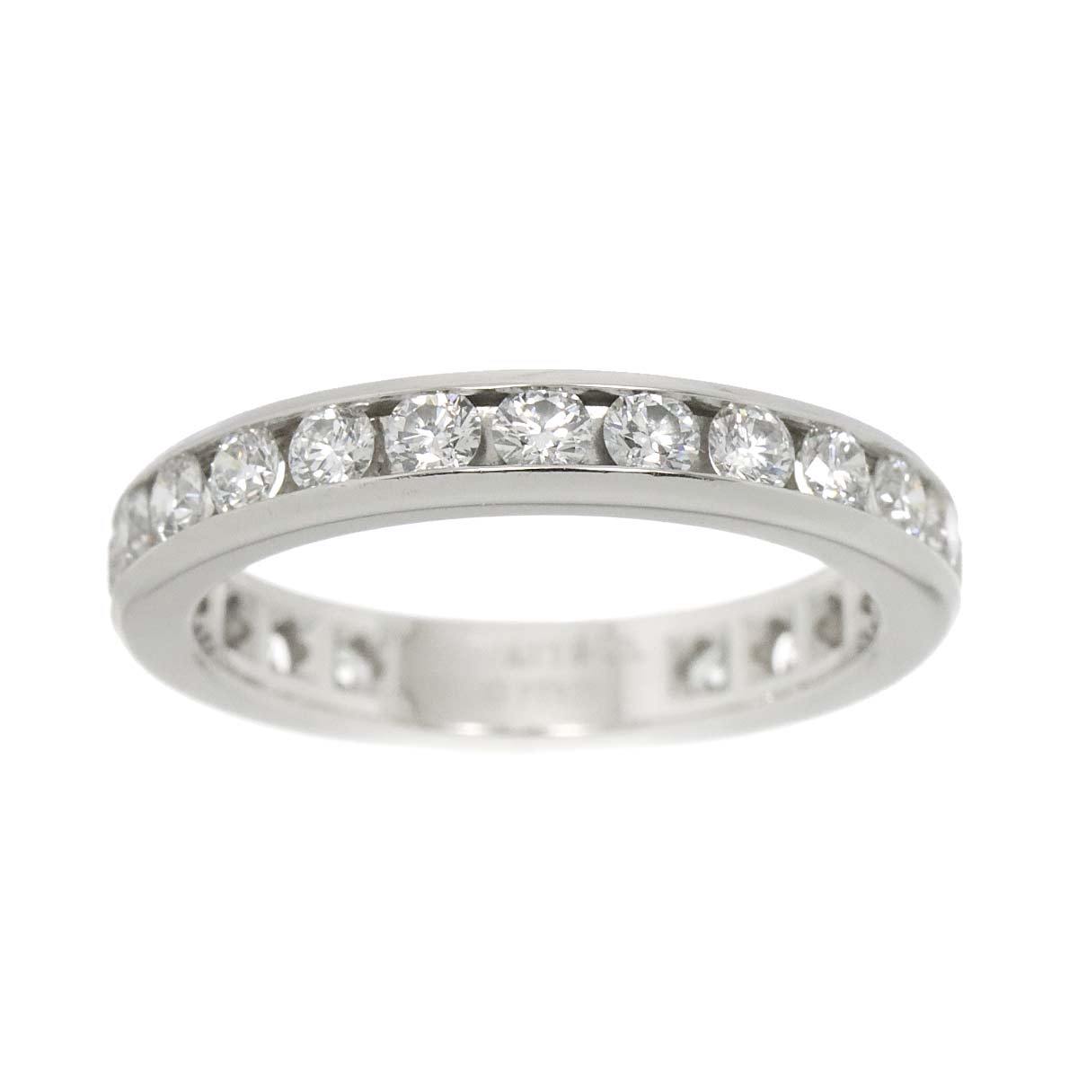 Full Diamond Ring Platinum Size4-4.5(US)