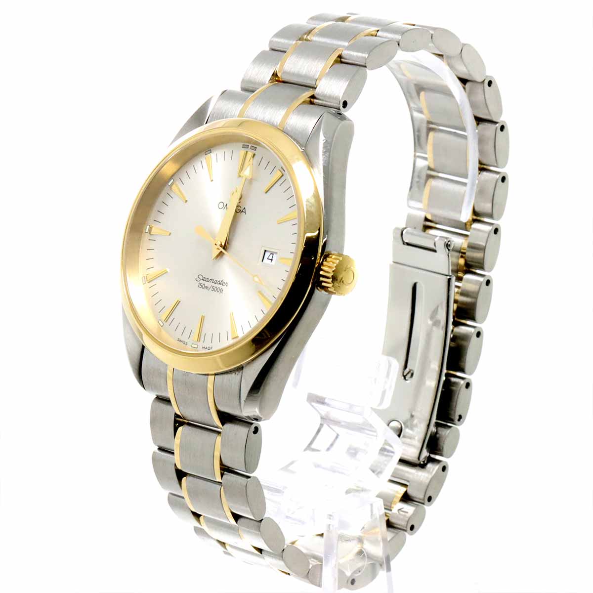 Seamaster Aqua Terra 2317.30 Date Quartz YG Mens Watch