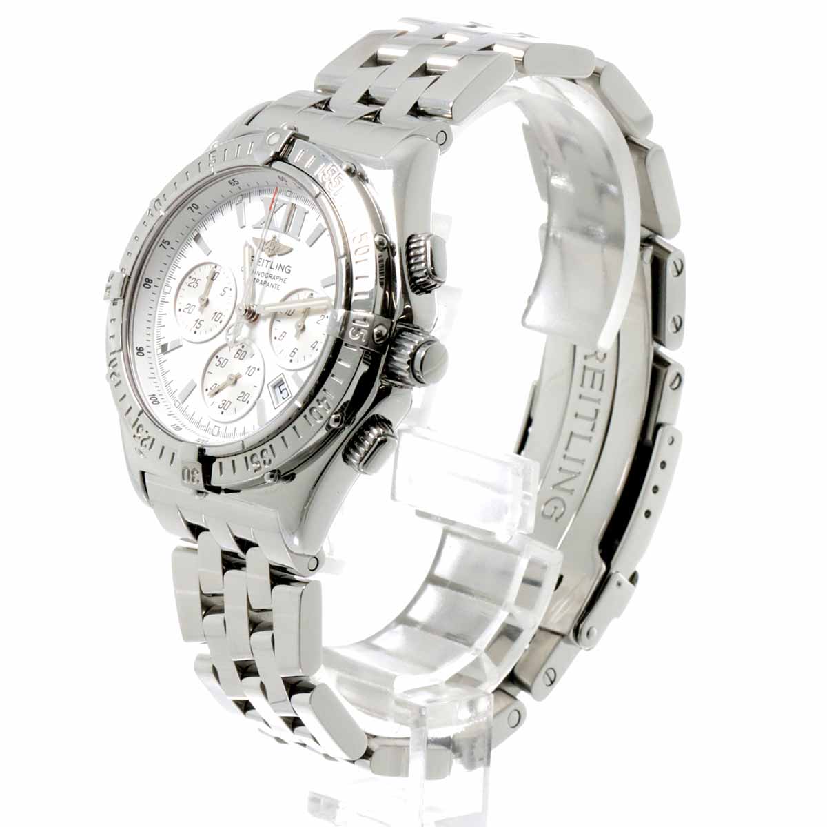 Chronoracer Ratrapante A69348 Quartz White Dial Mens