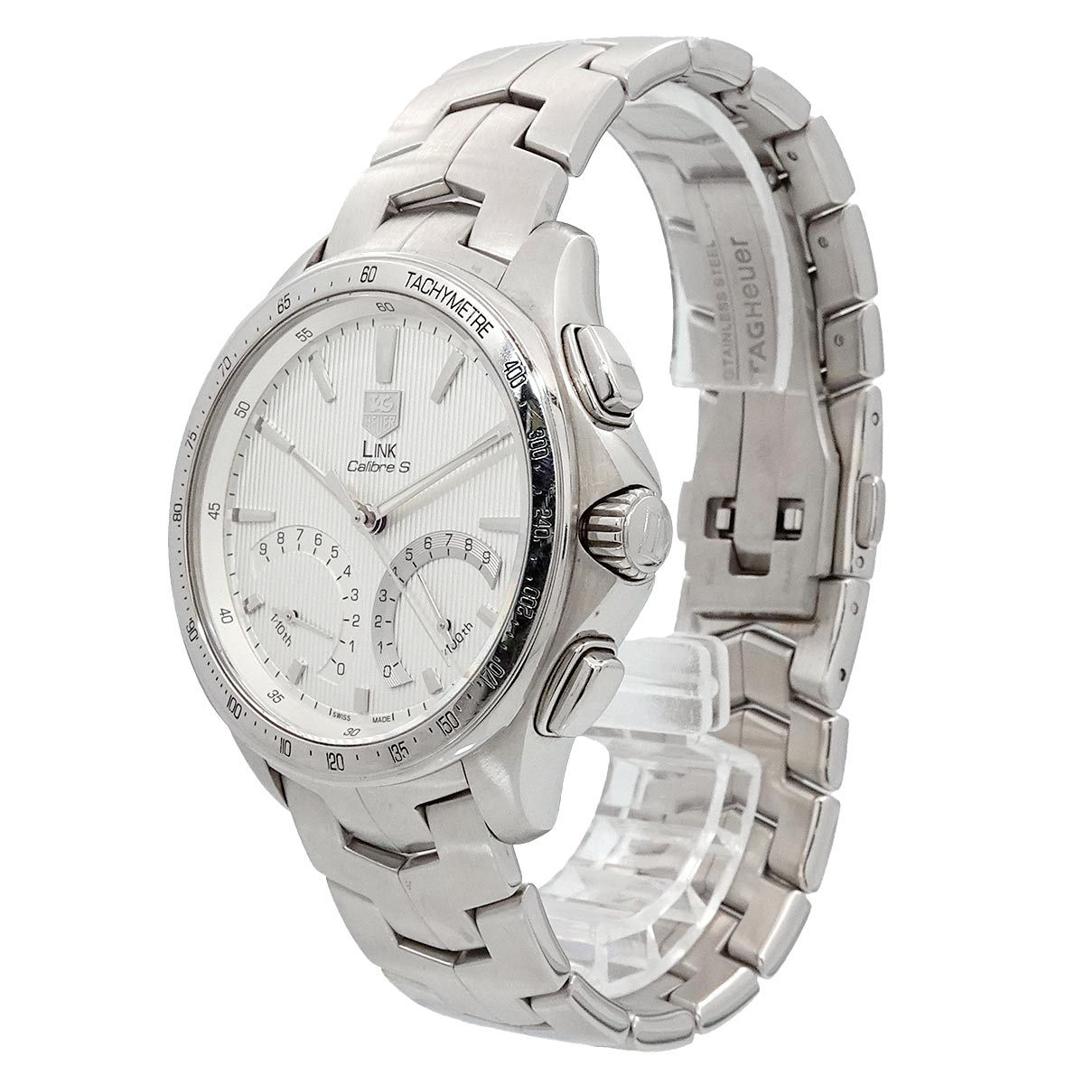 Link Caliber S CAT7011 Chronograph Quartz Silver Dial