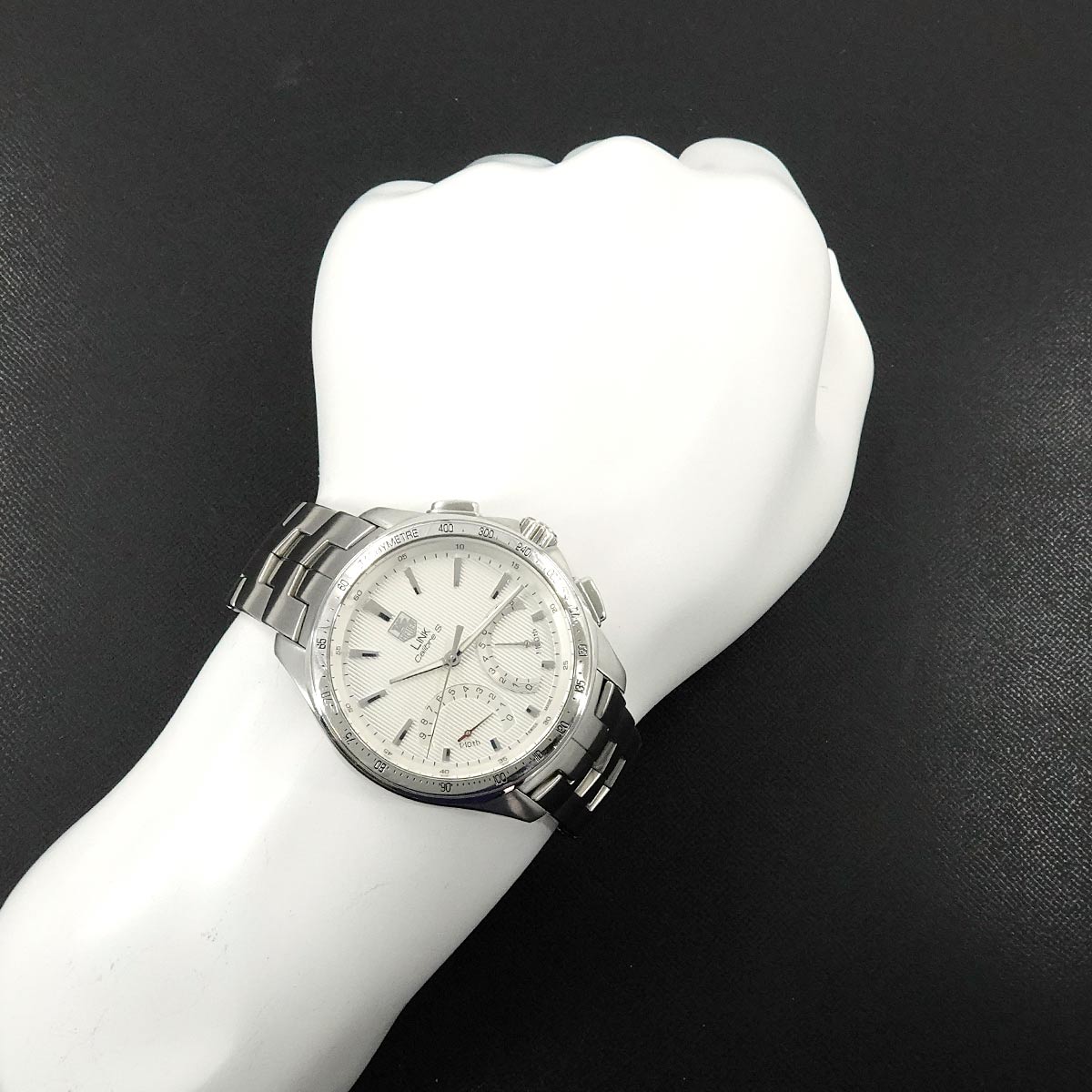 Link Caliber S CAT7011 Chronograph Quartz Silver Dial