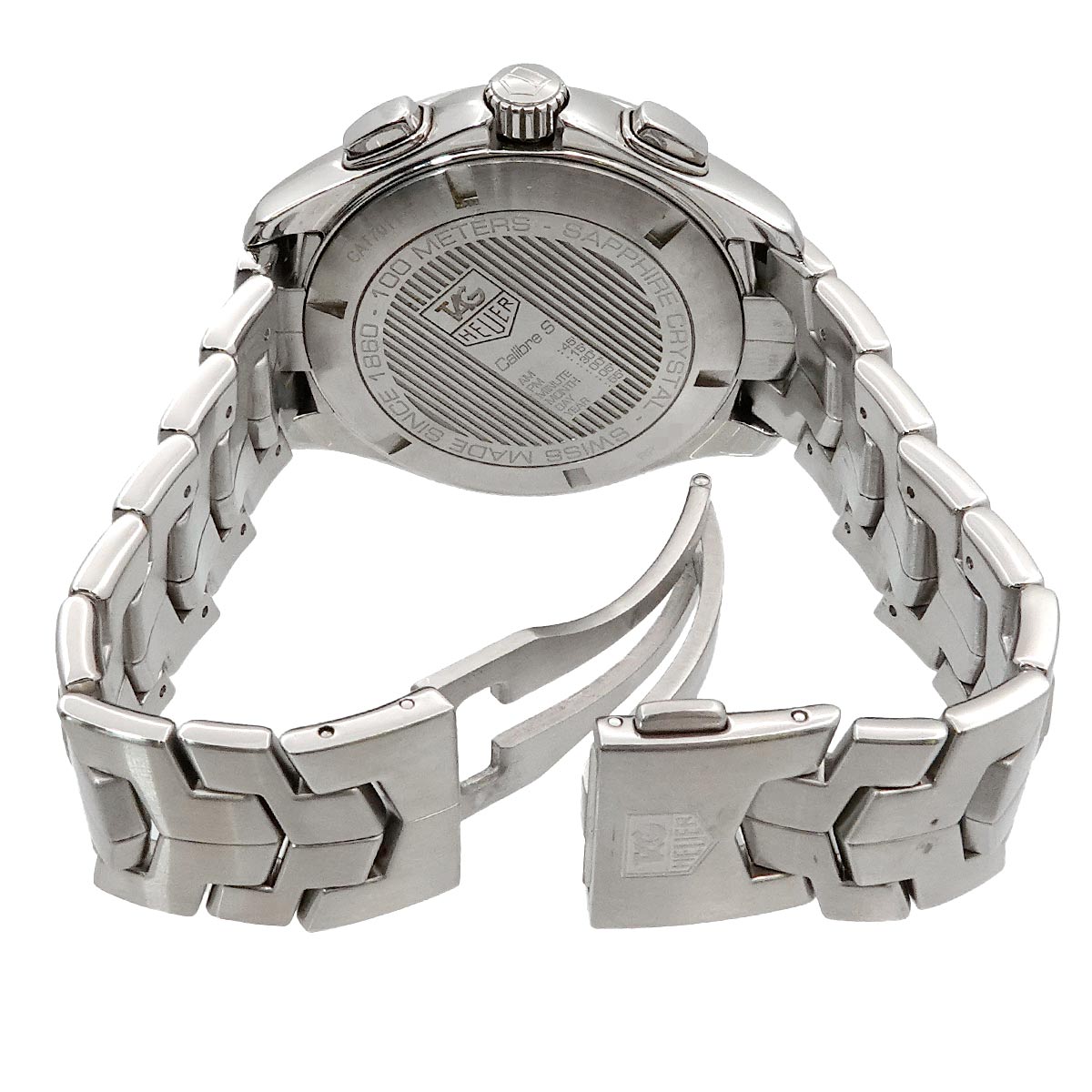 Link Caliber S CAT7011 Chronograph Quartz Silver Dial