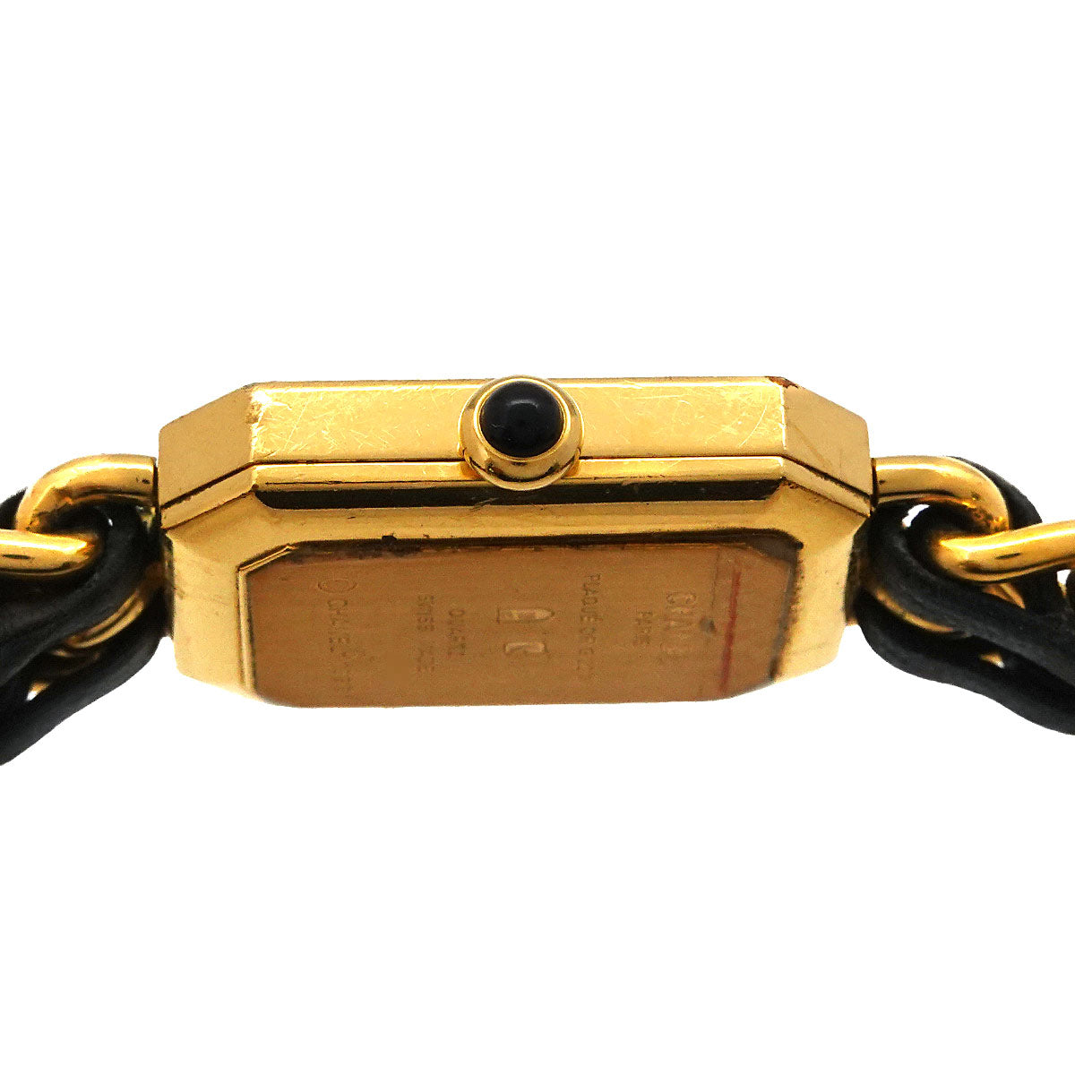 Premiere Size L H0001 Vintage Quartz Black Dial Ladies Watch