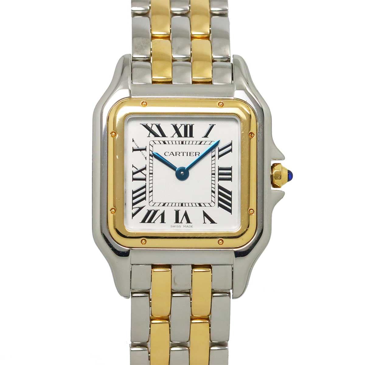 Panthere de Cartier W2PN0007 Silver Dial 750 Yellow Gold