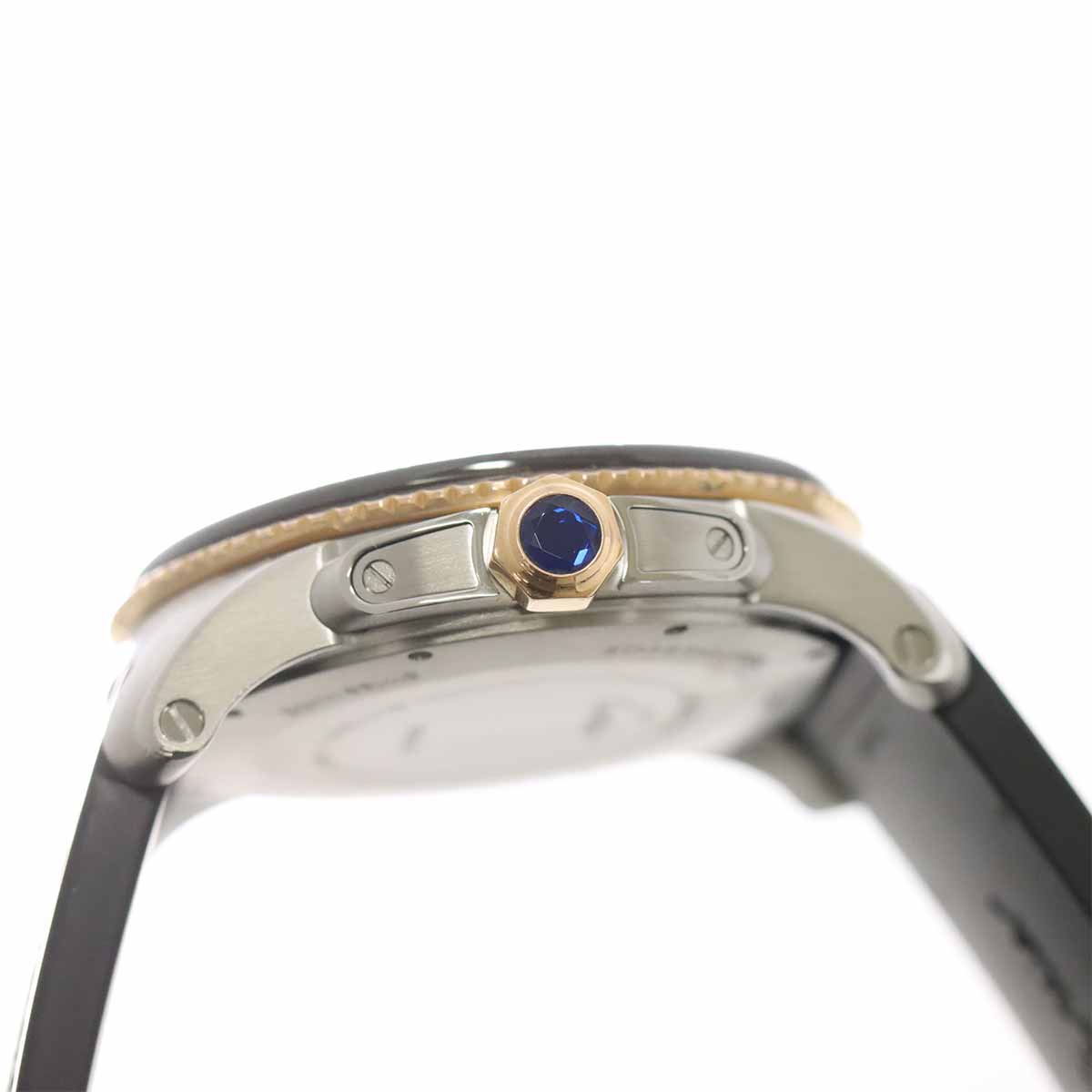 Caliber de cartier diver W7100055 Black Dial 750 PG Mens