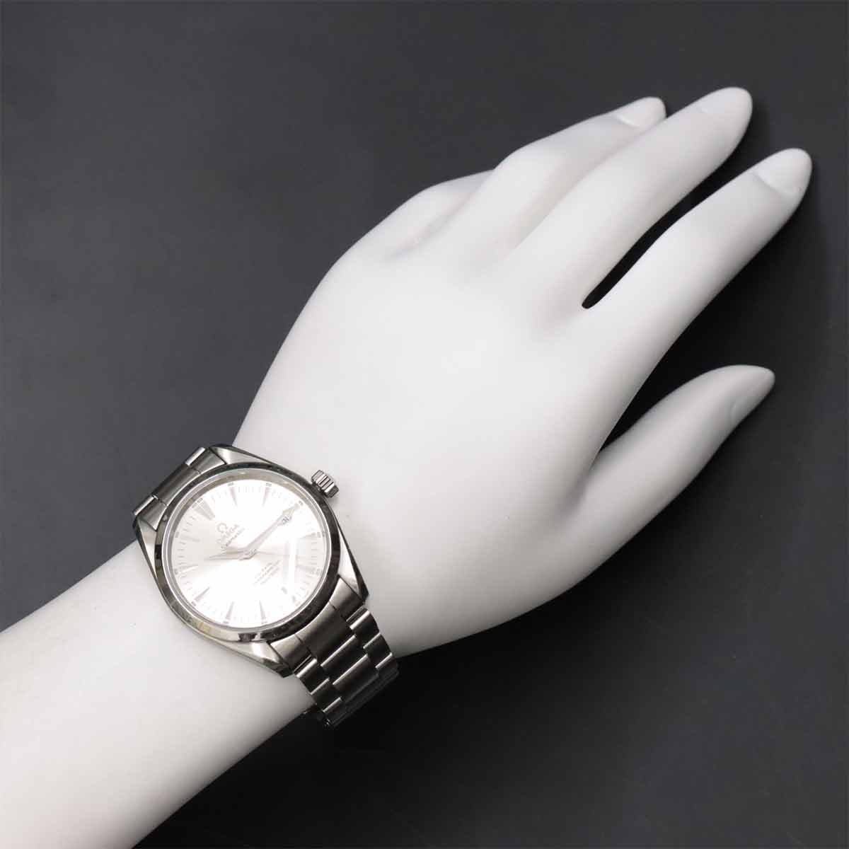 Seamaster Aqua Terra Co-axial 2503 30 Date Silver Dial Mens