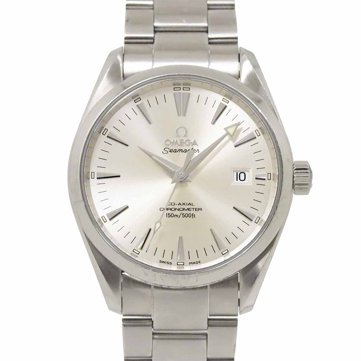 Seamaster Aqua Terra Co-axial 2503 30 Date Silver Dial Mens