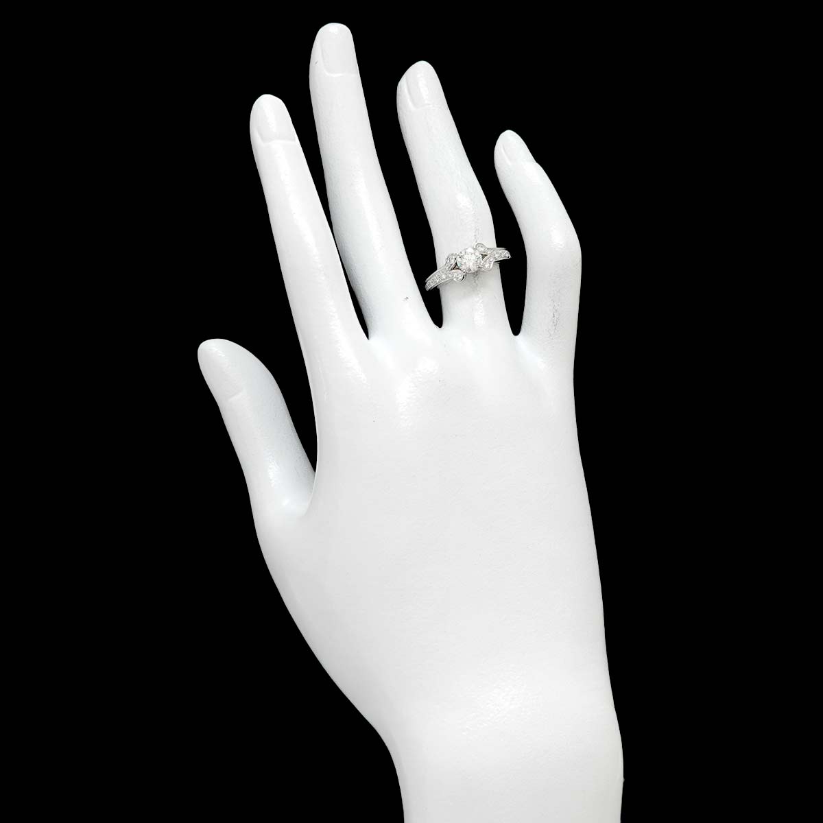 Cartier Ballerine Diamond 0.60ct G/VVS2/3EX Ring Pt Size51 5.5-5.75(US)