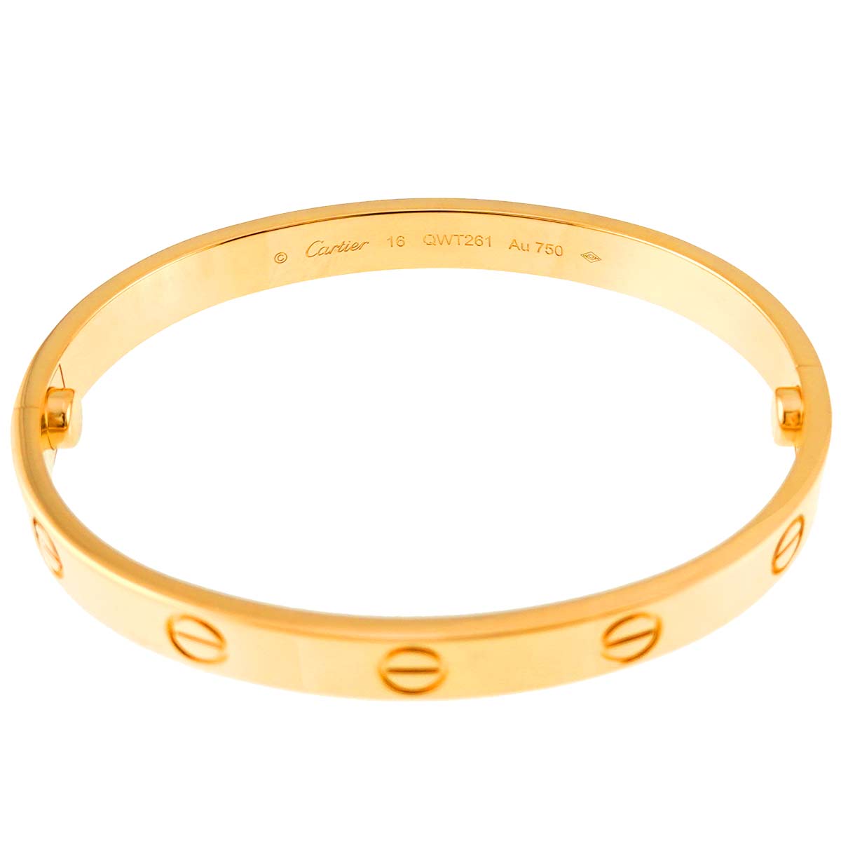 Cartier Love Bracelet 18K Yellow Gold 750 Size16
