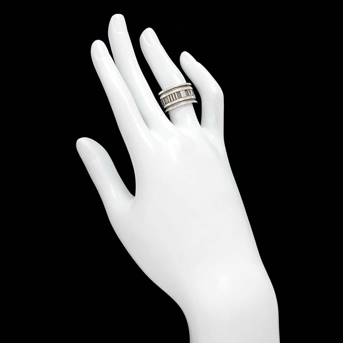 Atlas Ring Silver SV 925 Size4.75-5(US)