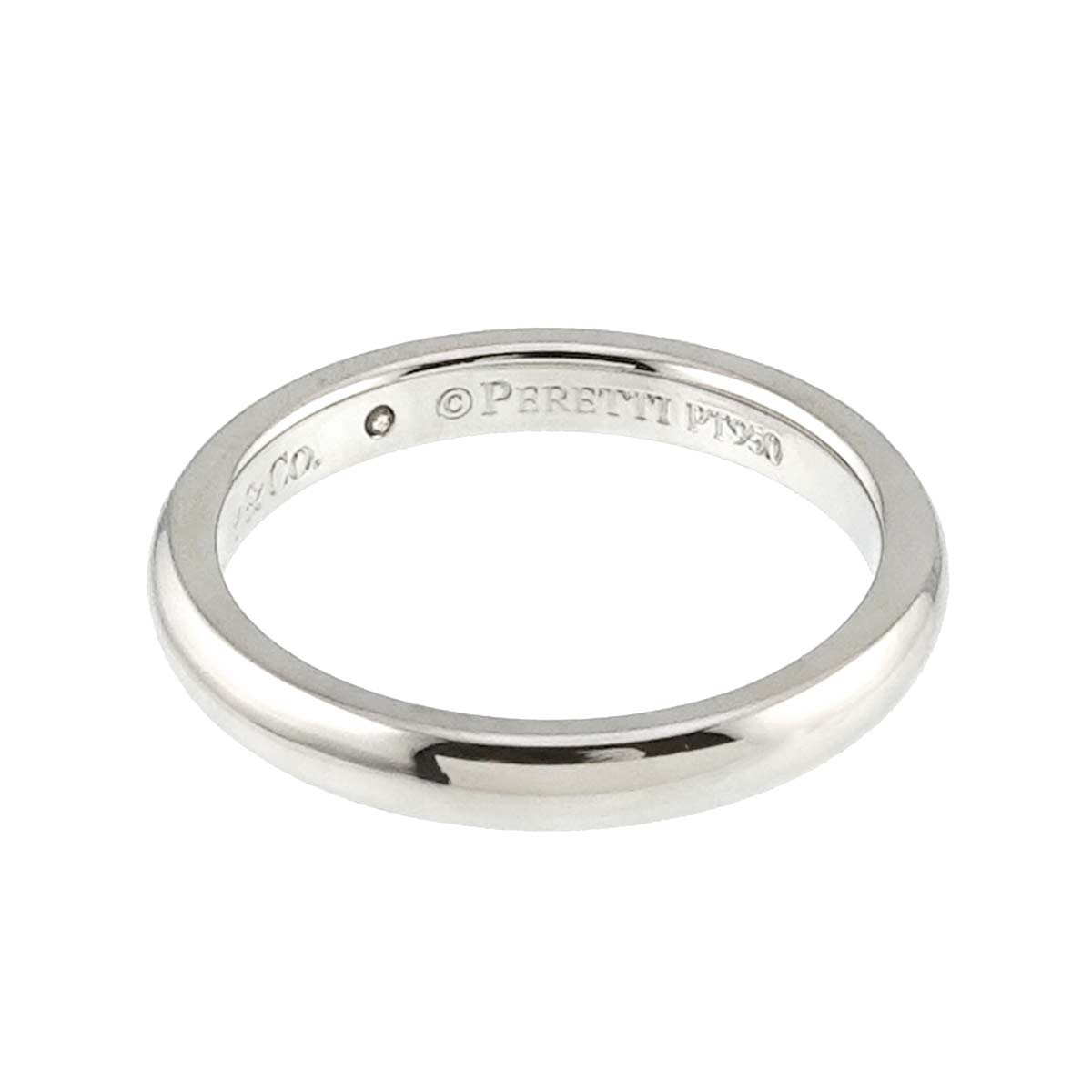 Stacking Band Ring Diamond 1P Platinum Size5-5.25(US)