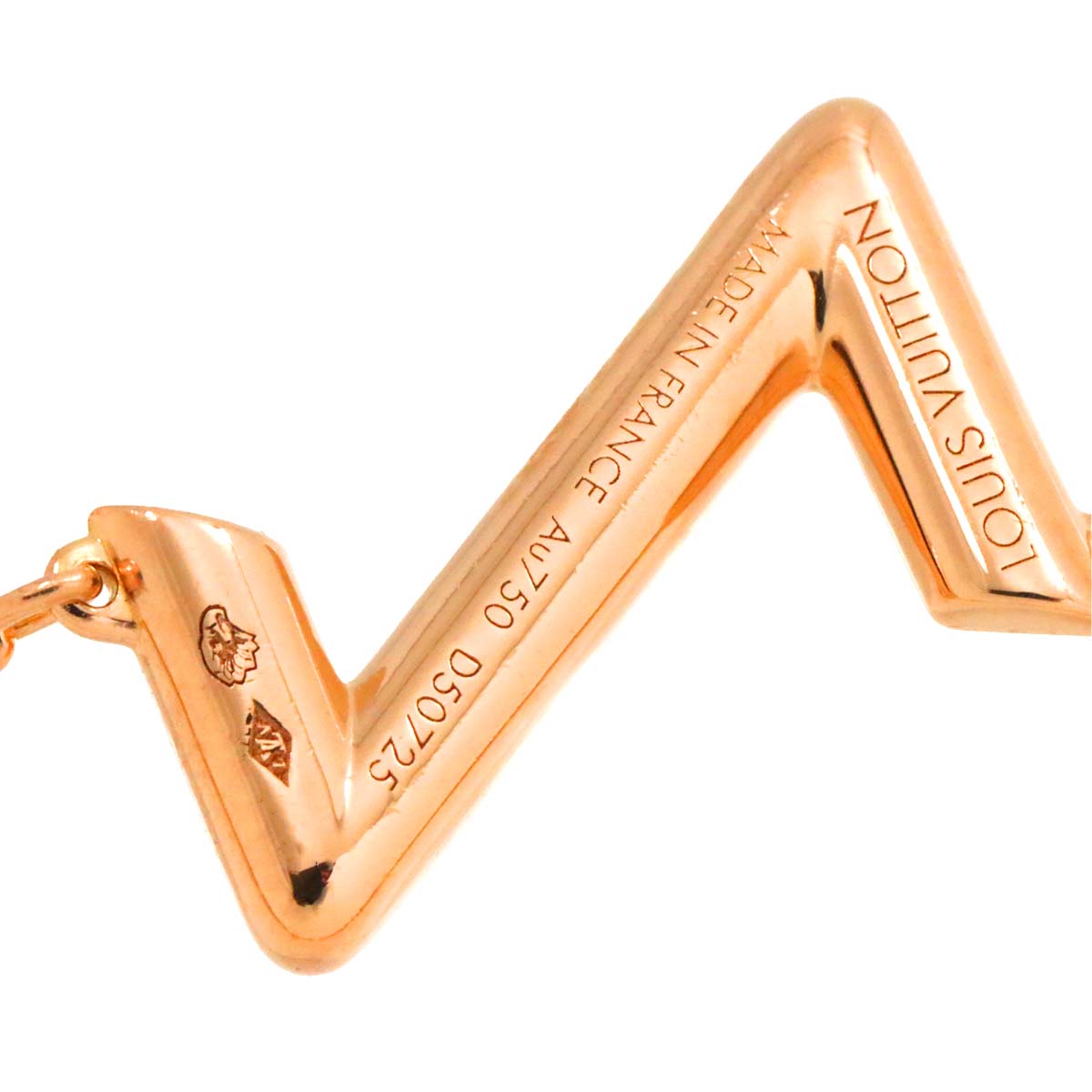 LOUIS VUITTON Upside Down Bracelet 18K Pink Gold 750