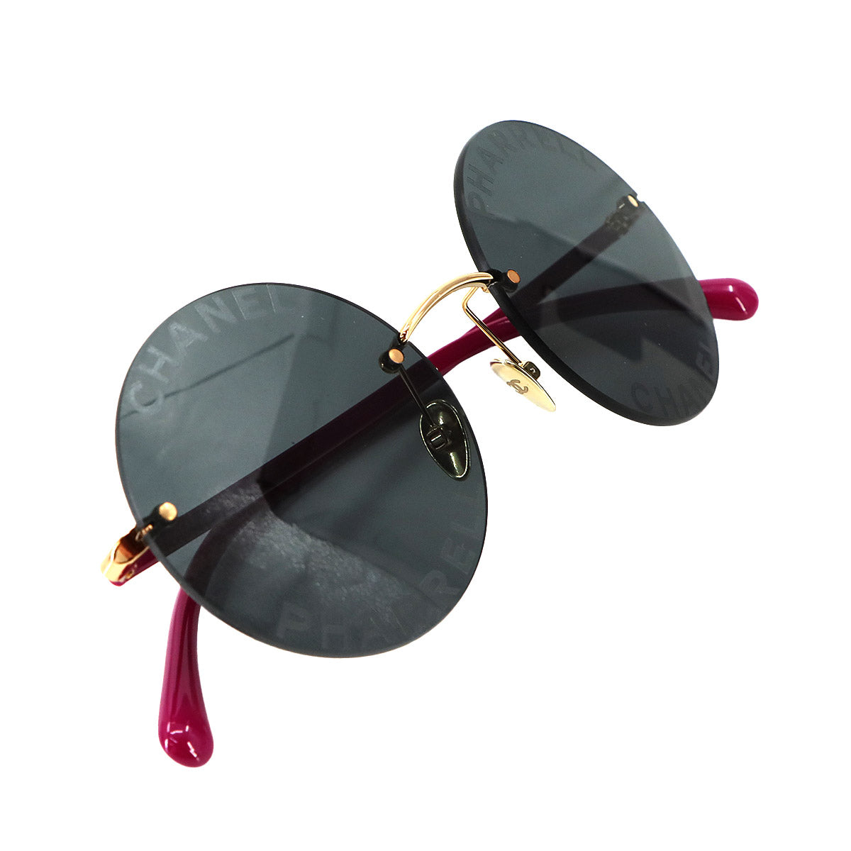 Round Sunglasses Eye Wear Pink Pharrell Williams A71318