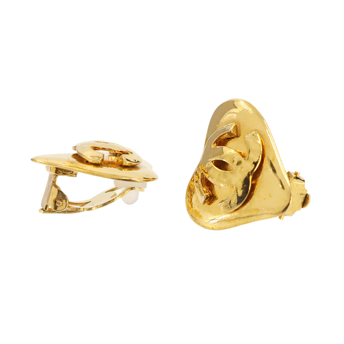 Heart Cocomark Earrings Gold 93P Accessory Vintage