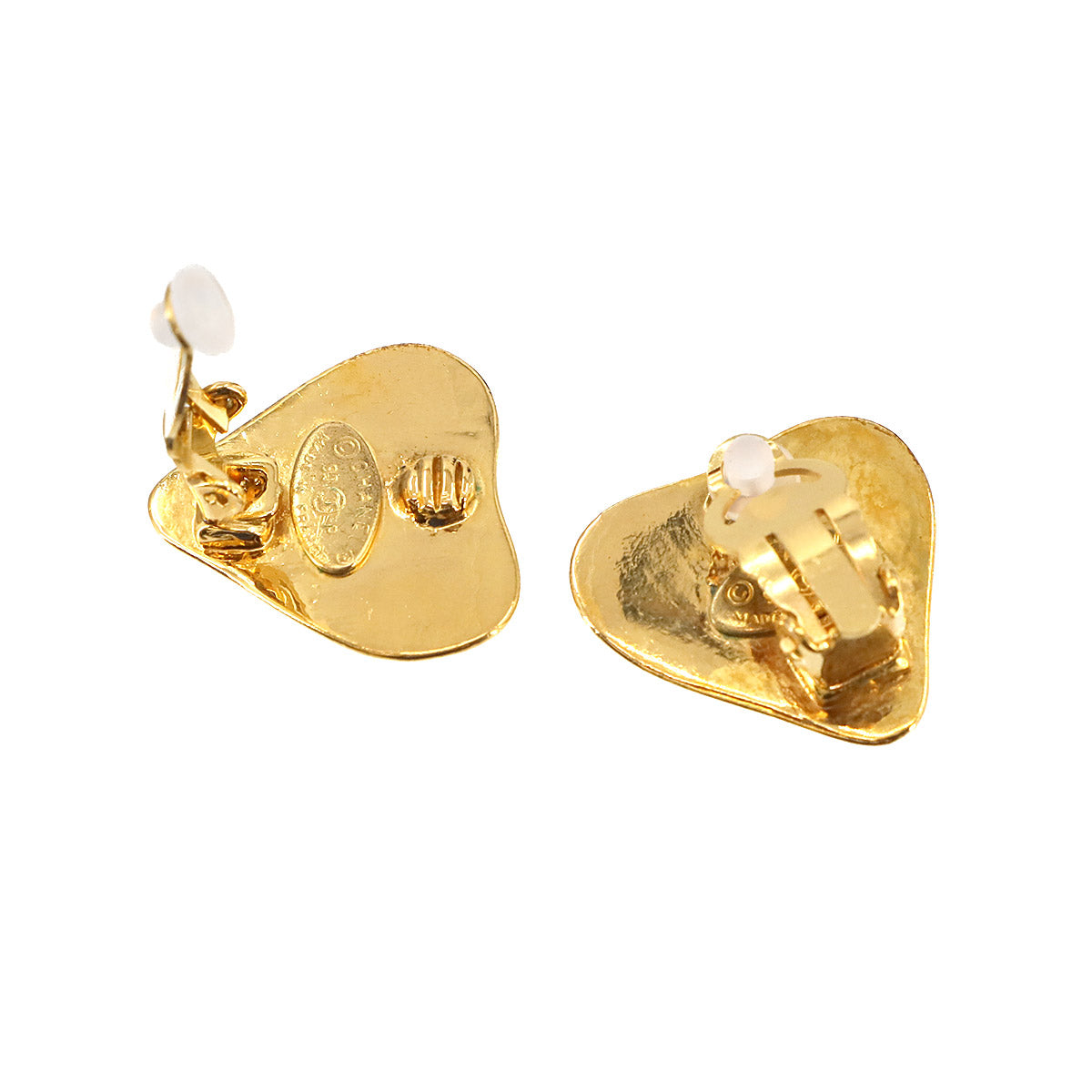Heart Cocomark Earrings Gold 93P Accessory Vintage