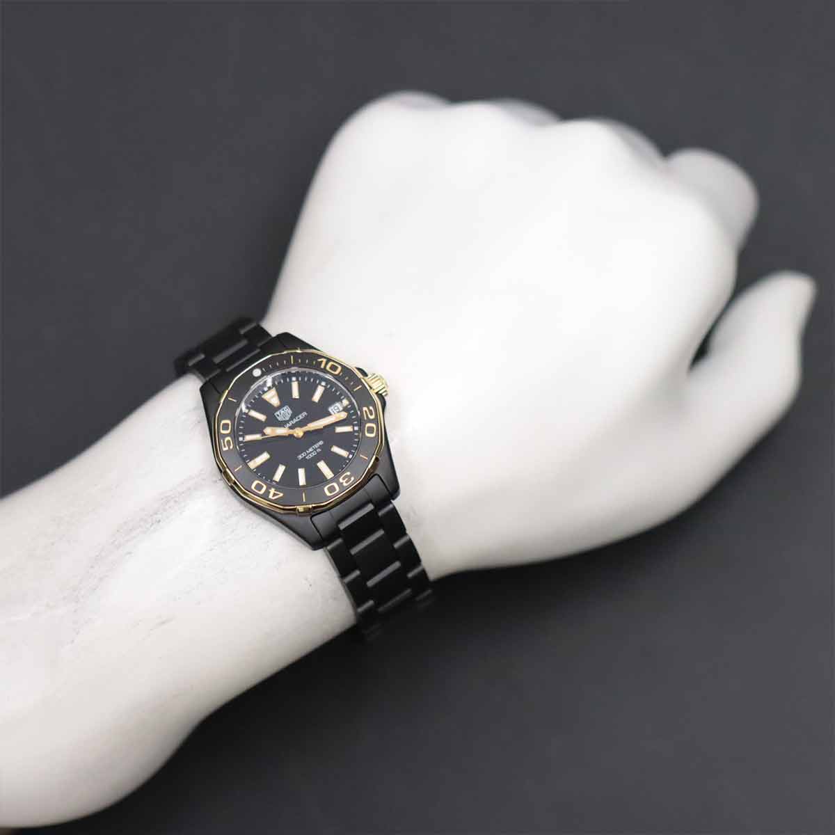 Aqua Racer WAY1321 YG Boys Quartz Black Dial Date