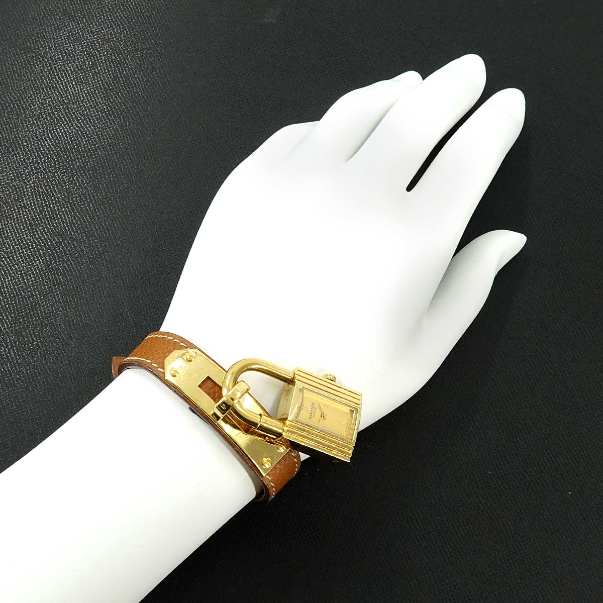 Kelly Watches Quartz Gold Dial Vintage Cadena Ladies Watch