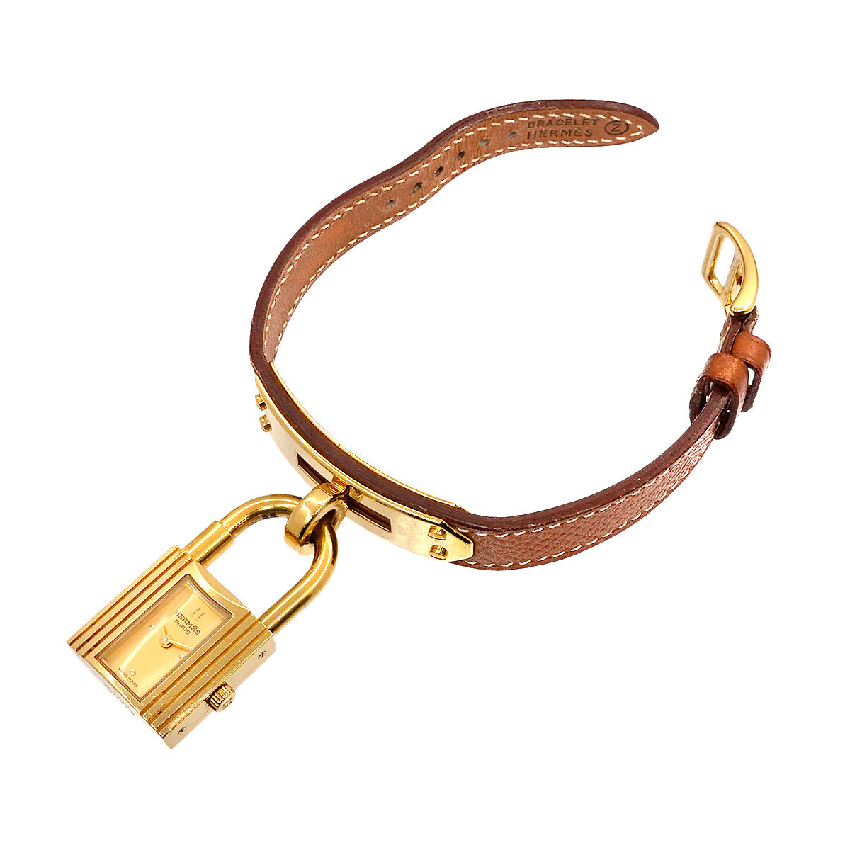 Kelly Watches Quartz Gold Dial Vintage Cadena Ladies Watch