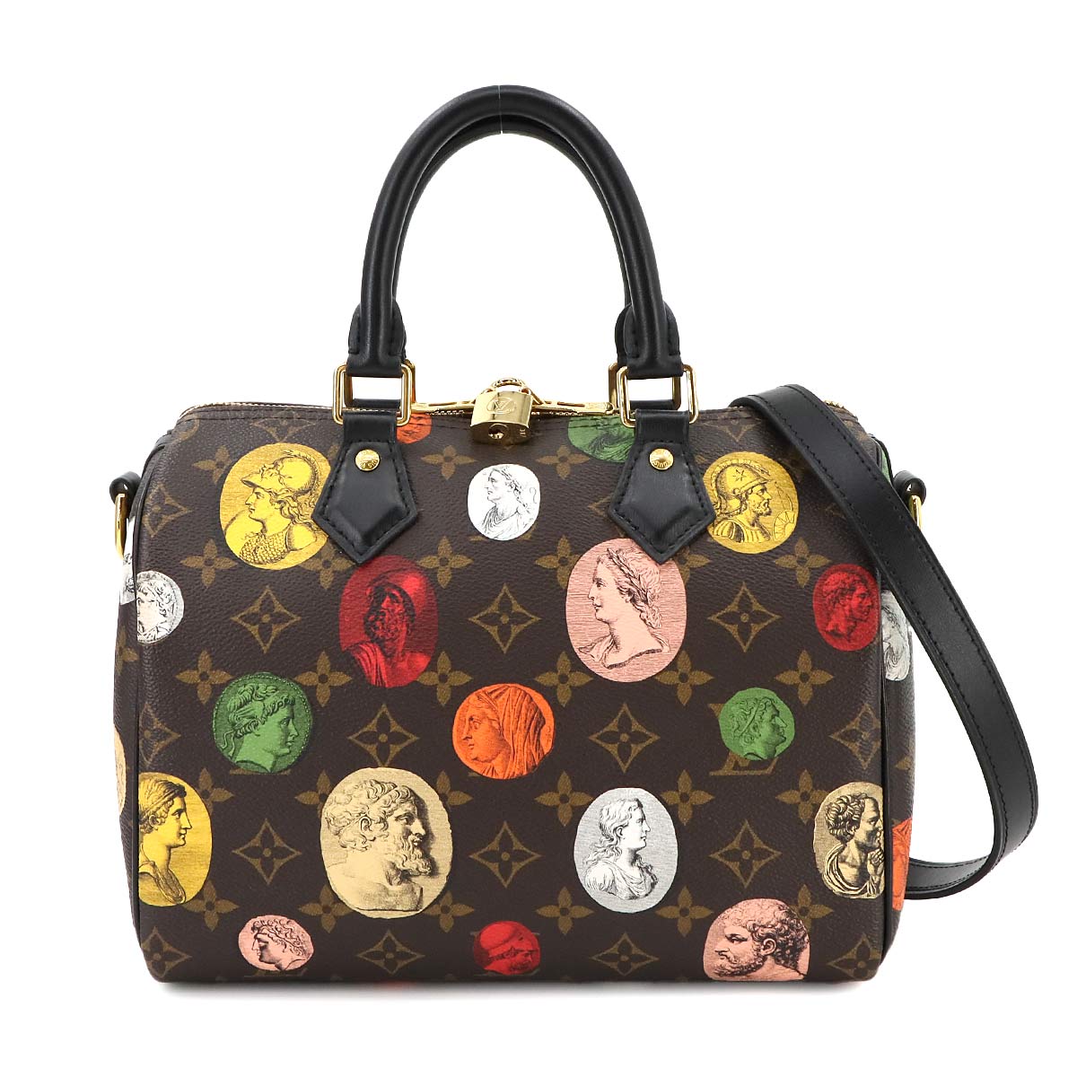 LOUIS VUITTON Monogram cameo Speedy Bandouliere 25 2way Bag M45910