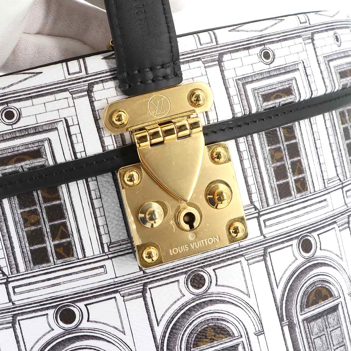 Boite Chapeau 30 Hat Case Fornasetti White Brown Purse 90269055