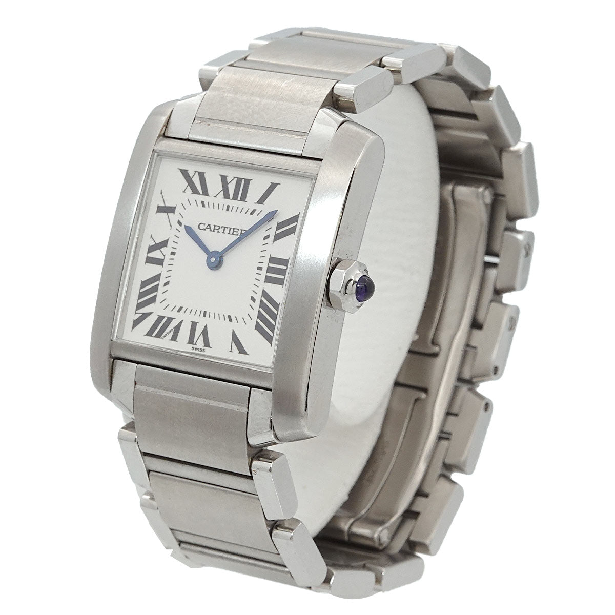 Tank Francaise MM W51003Q3 Quartz Cream Dial Boys Watch