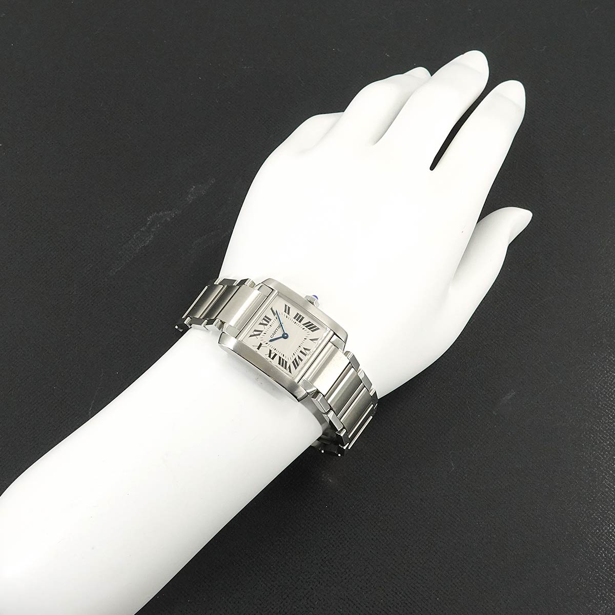 Tank Francaise MM W51003Q3 Quartz Cream Dial Boys Watch