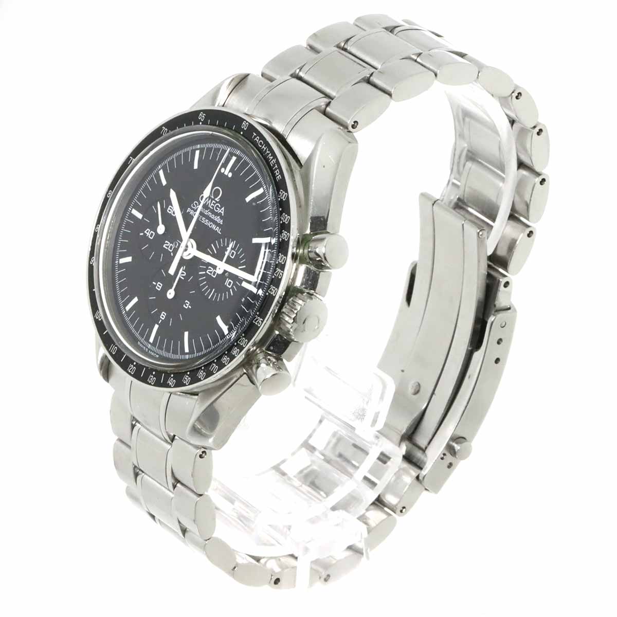 Speedmaster 3572 50 Hand Winding Black Dial Mens Watch