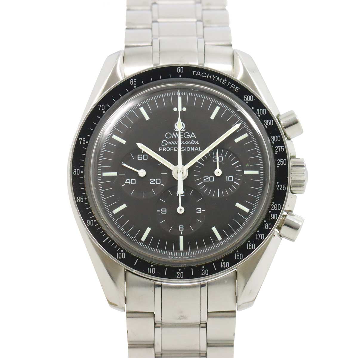 Speedmaster 3572 50 Hand Winding Black Dial Mens Watch
