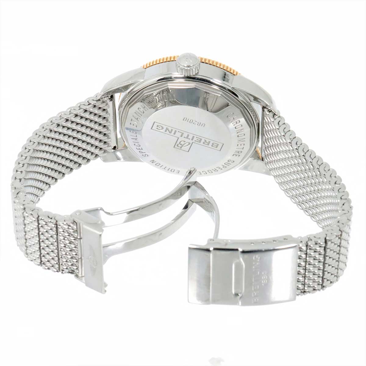 Superocean UB2010 Date Automatic Black Dial Mens Watch