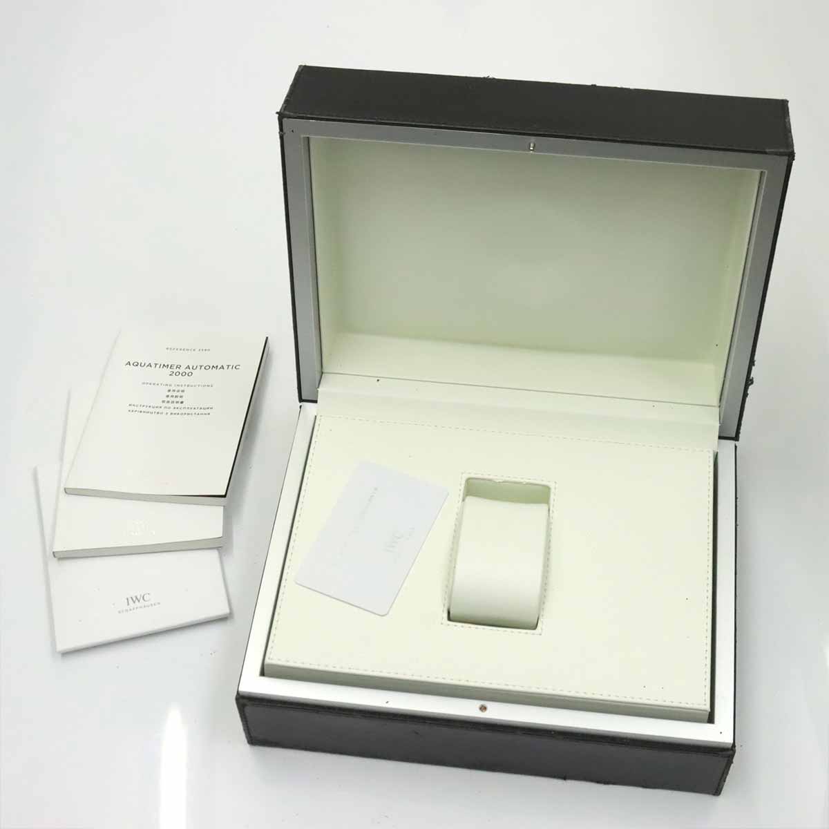 Aqua Timer 2000 IW358002 Automatic Black Dial Mens Watch