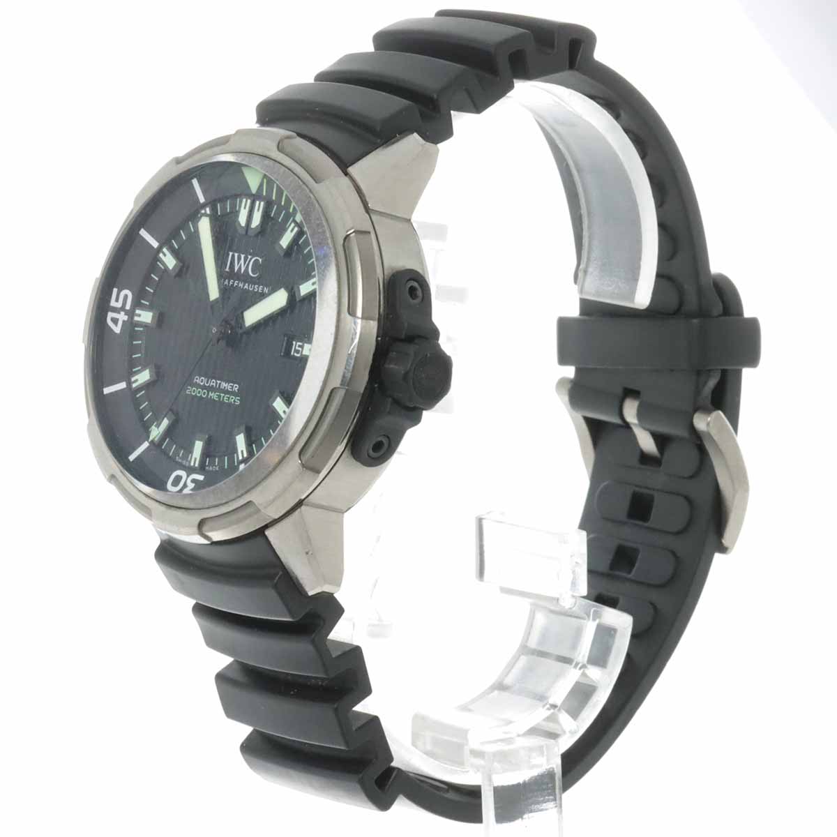 Aqua Timer 2000 IW358002 Automatic Black Dial Mens Watch