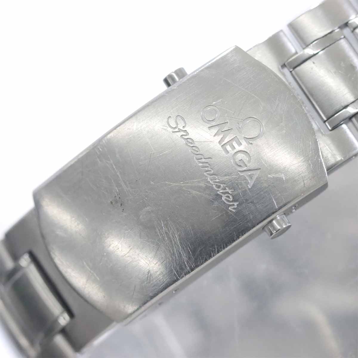 Speedmaster 3221 30 Triple calendar Chronograph Silver Dial