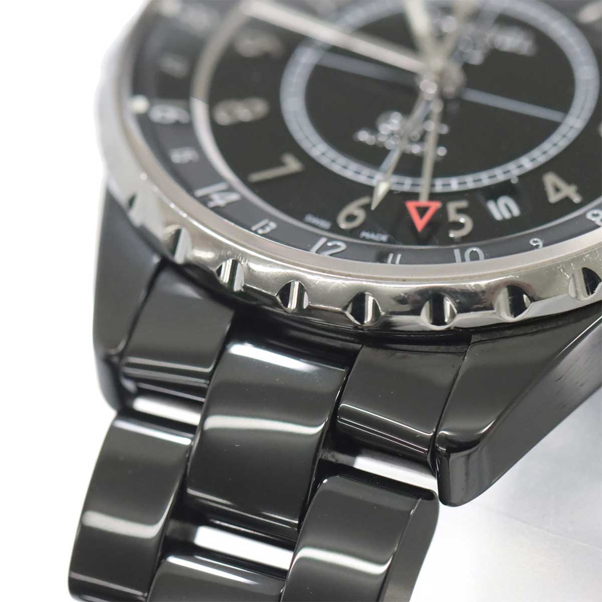J12 GMT H3102 38mm Automatic Black Ceramic Mens Watch