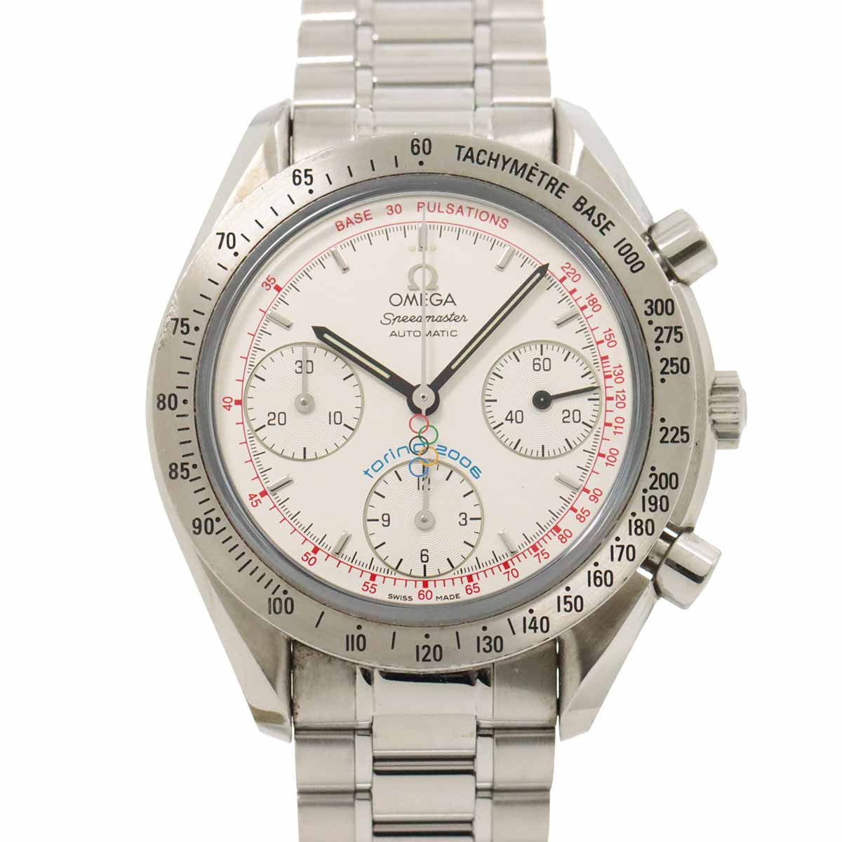 Speedmaster 3538.30 Turino Limited 2006 Automatic White Dial