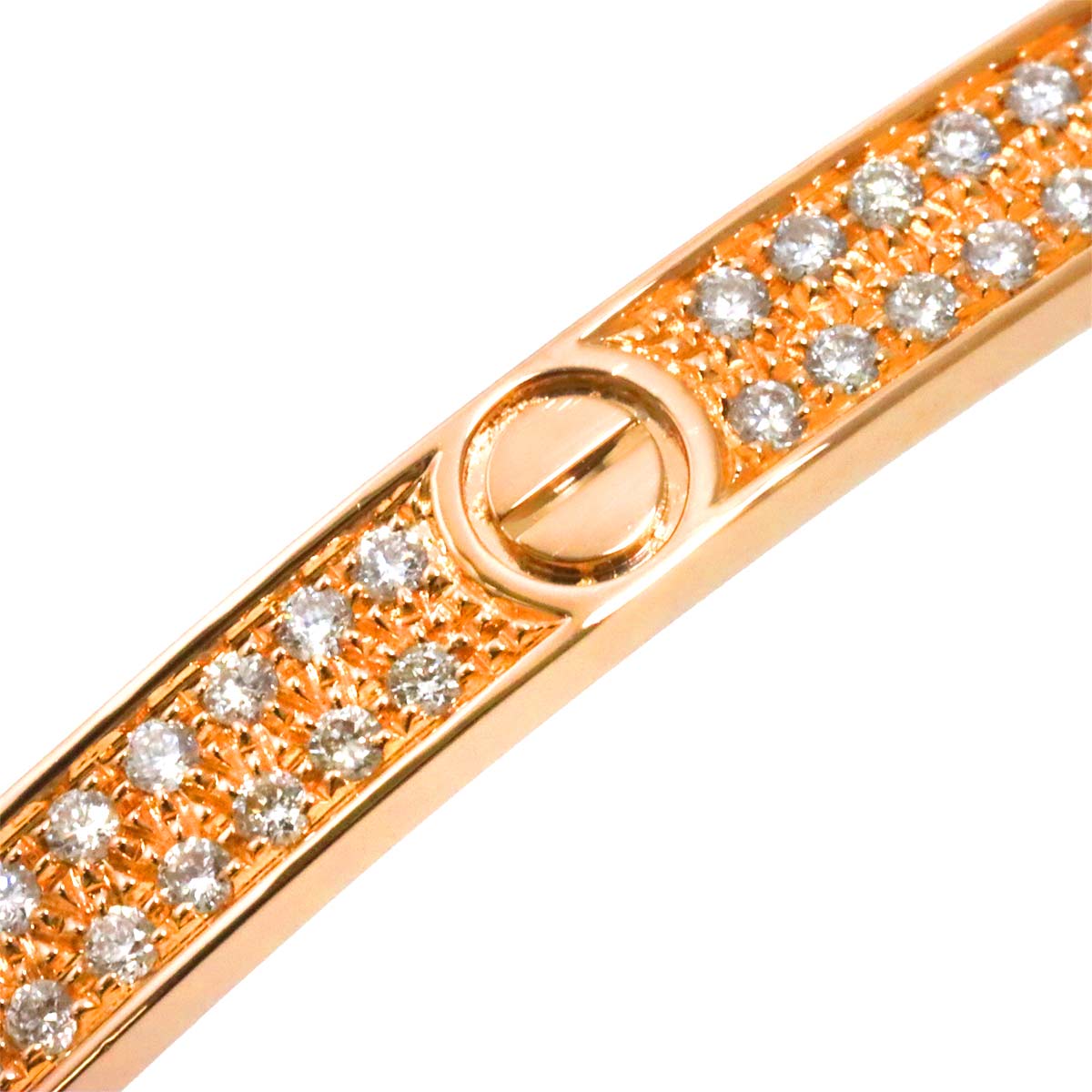 Diamond 1.35ct Bracelet Bangle 18K PG 750