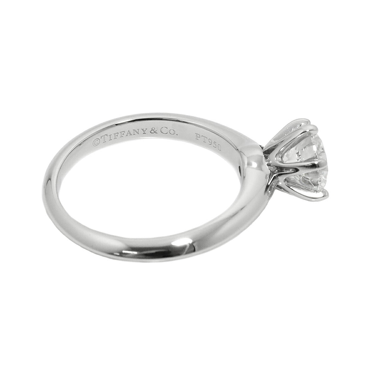 Diamond 1.09ct I/VVS2/EX Ring Platinum Size5.25(US)