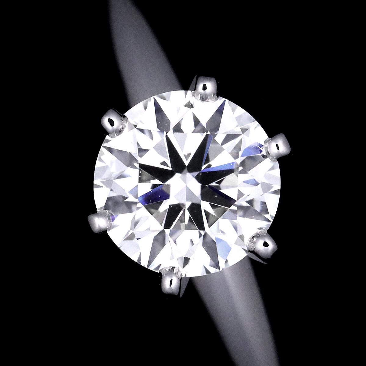 Diamond 1.09ct I/VVS2/EX Ring Platinum Size5.25(US)