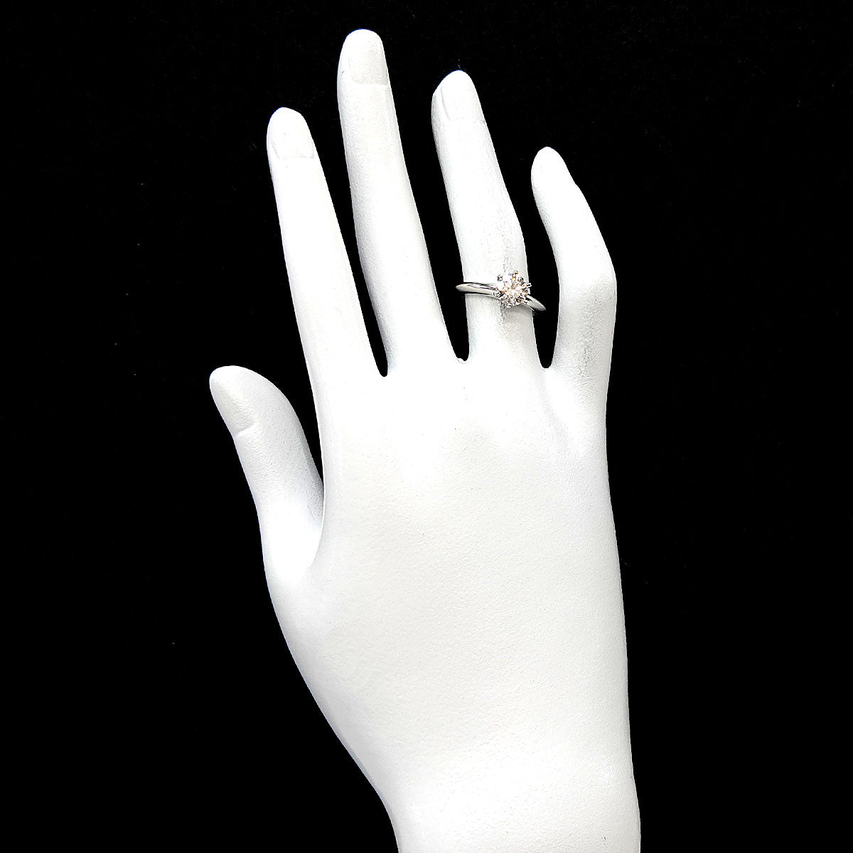 Diamond 1.09ct I/VVS2/EX Ring Platinum Size5.25(US)