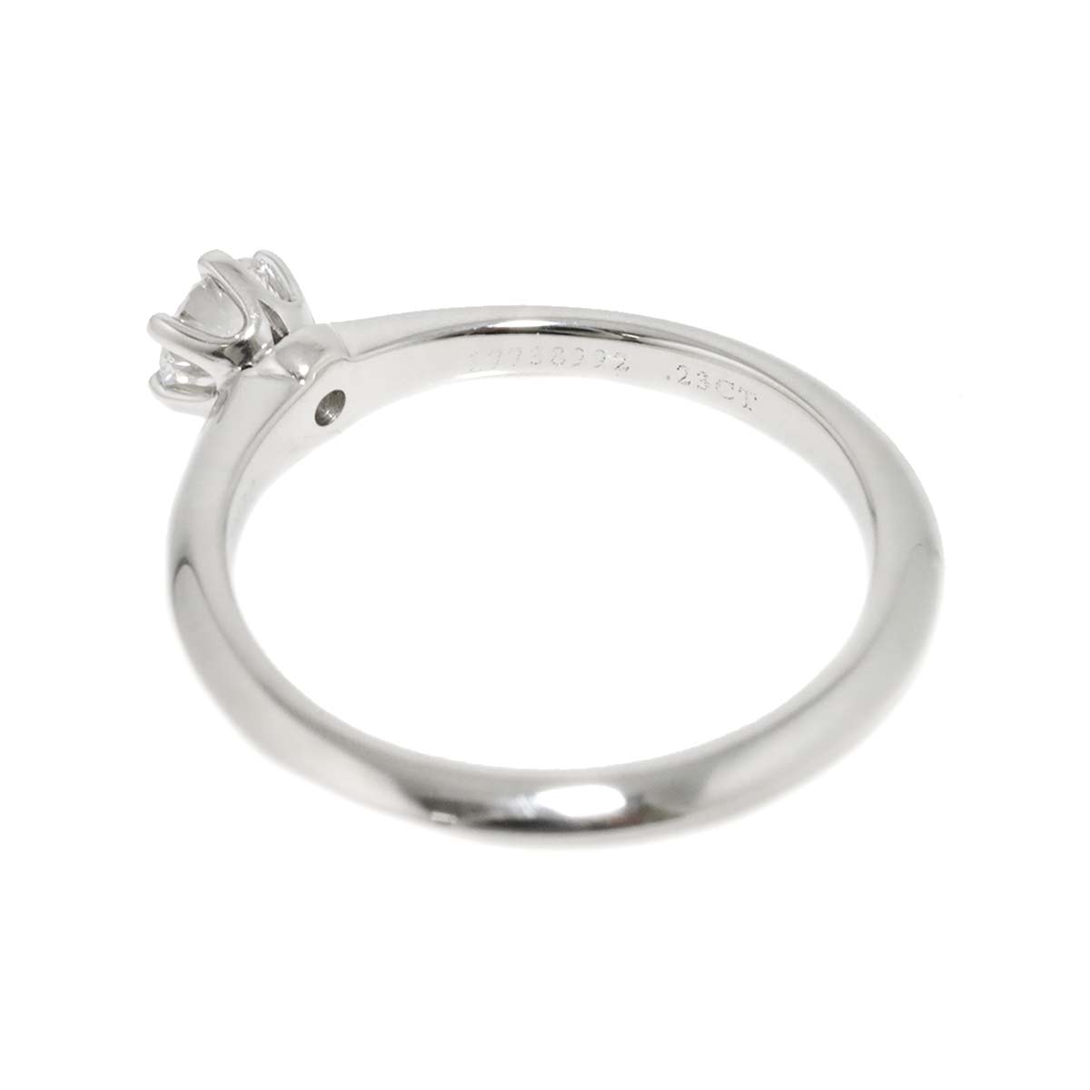 Diamond 0.23ct Ring Platinum Size4.5(US)