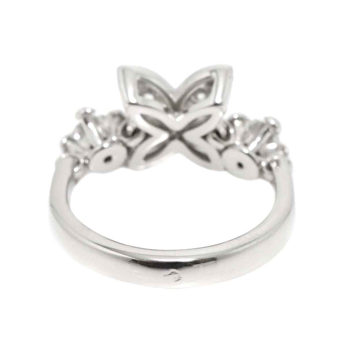 LOUIS VUITTON Star Blossom Diamond Ring 18K WG 750 size49 4.75-5(US)