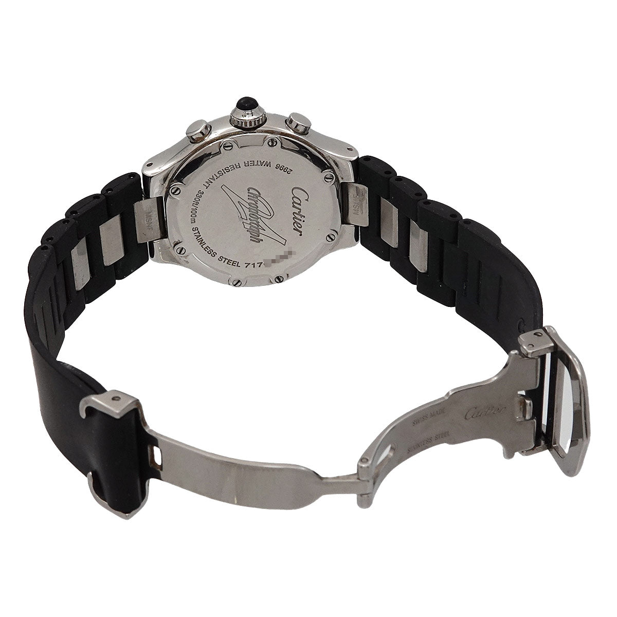 Must 21 Chronoscaph W10198U2 Quartz Black Dial Ladies Watch