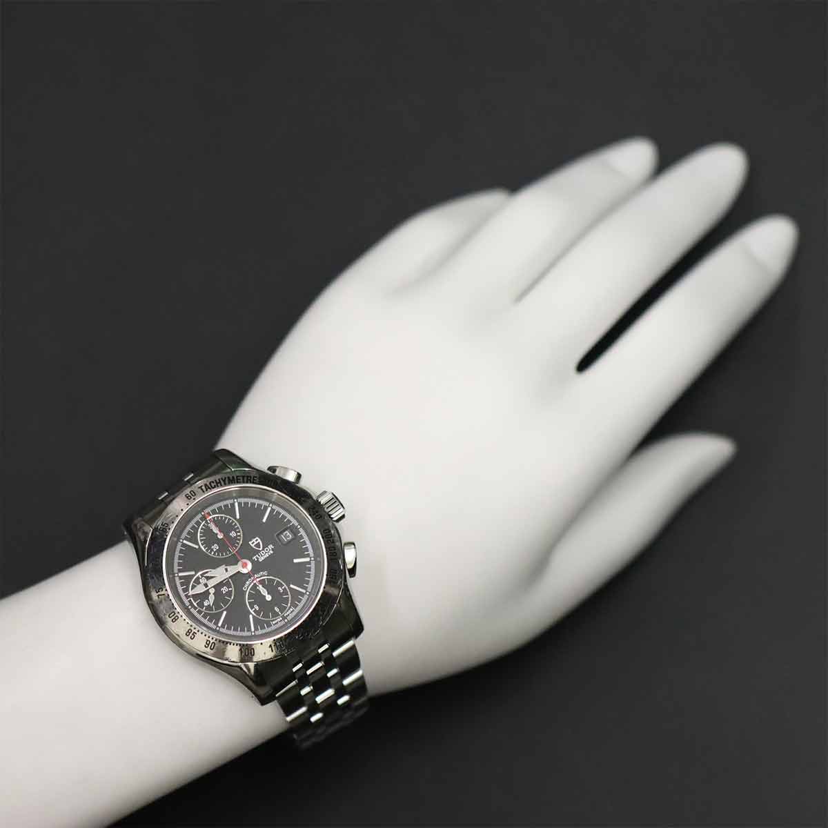 Chronotic 79380P Chronograph Mens Watch Black Dial Automatic