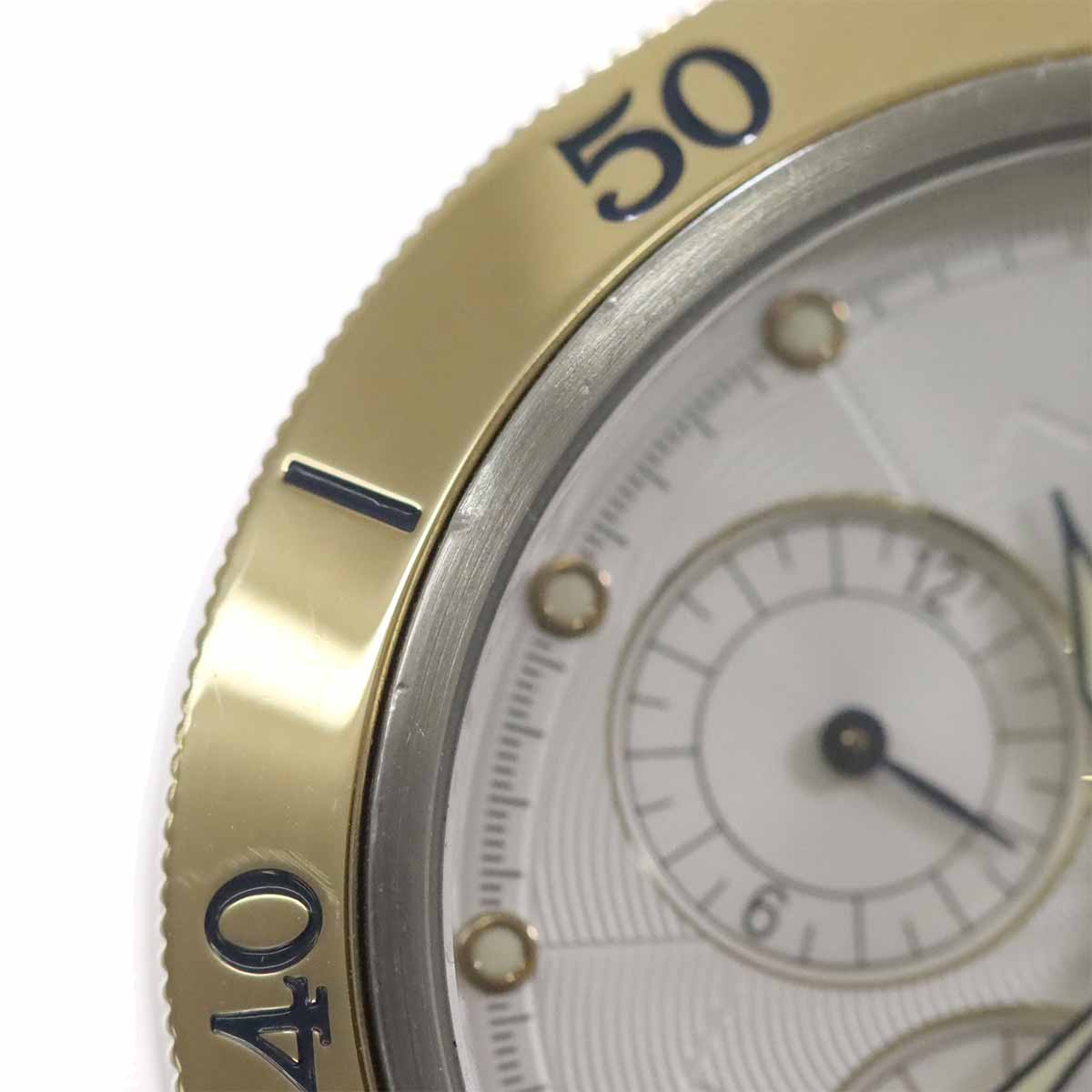 Pasha 38mm W31036T6 Chronograph Date Automatic Silver Dial