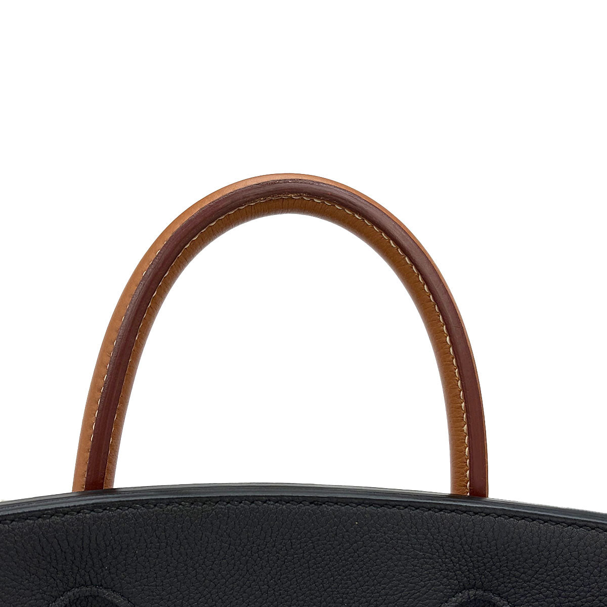 Haut a Courroies 40 Hand Bag Evercolor Black Gold Bleu France