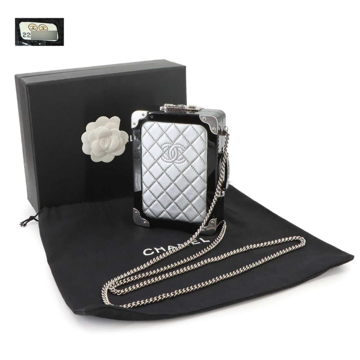 Evening In The Air Trolley Chain Clutch Shoulder Bag Plastic 90270906