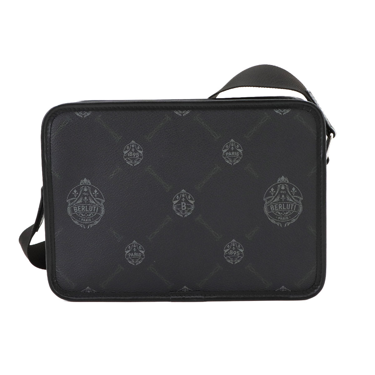 Cruiser Shoulder Bag PVC Leather Black Purse