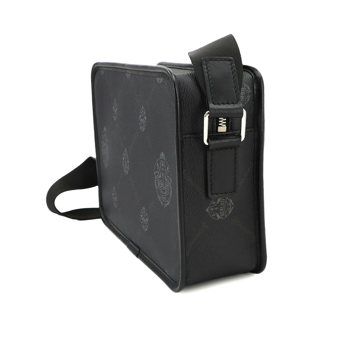 Cruiser Shoulder Bag PVC Leather Black Purse