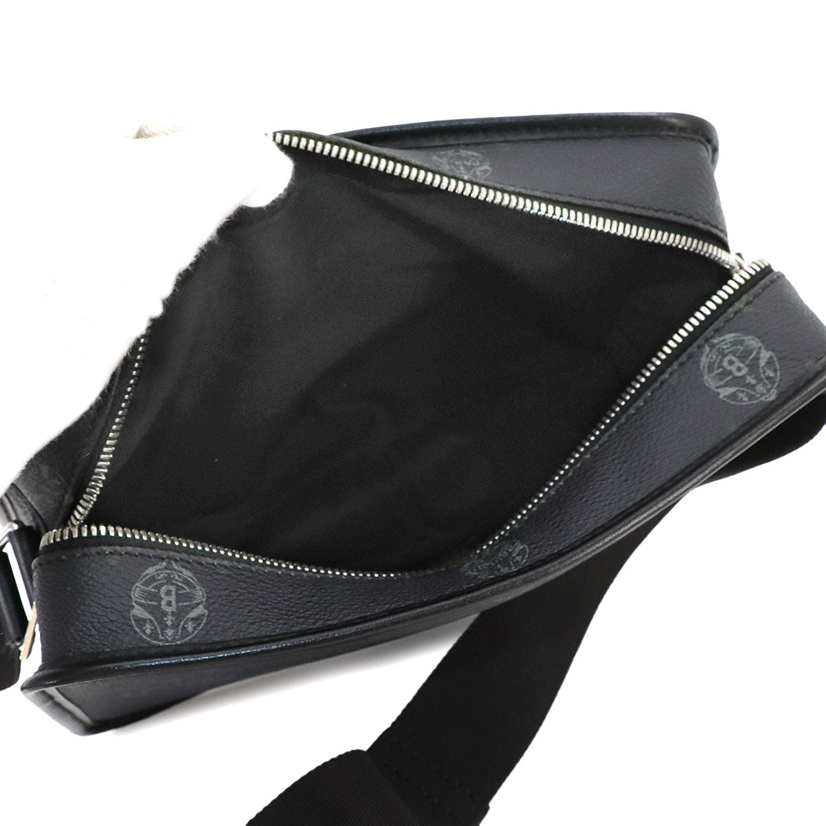 Cruiser Shoulder Bag PVC Leather Black Purse